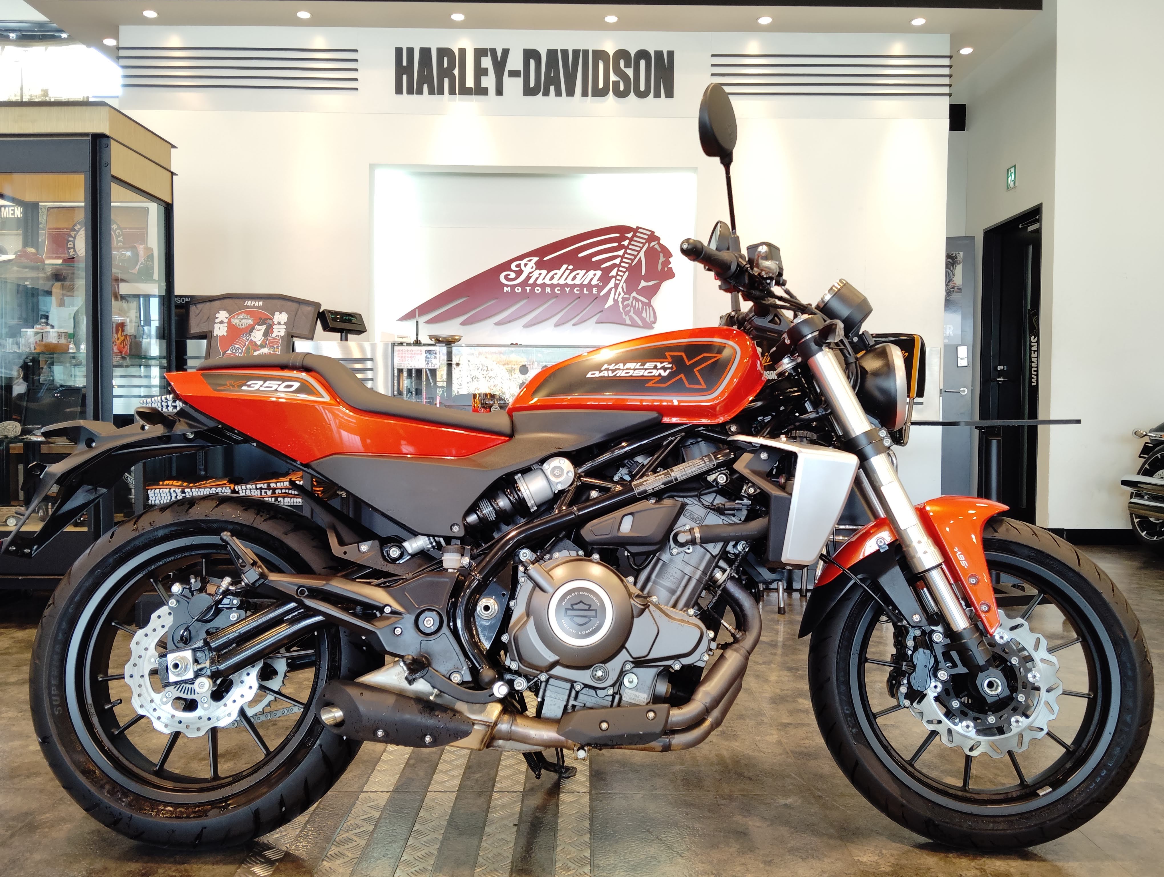 2023　X350  ダイナミックオレンジ ワンオーナー ETC USB　1697km